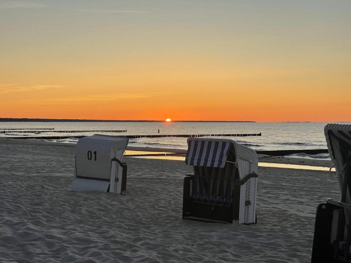"Ab Zum Strand" Ferienwohnung Mit Balkon Zempin Extérieur photo